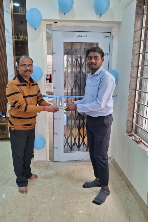 vinamrith client home lift kompally