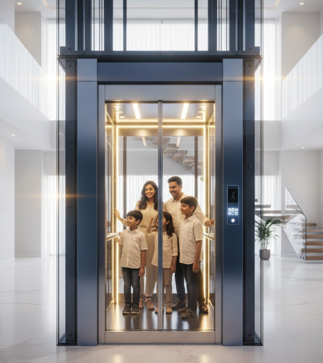 Modern Glass Lift by One of the Top Elevator Companies in India - AG Elevators